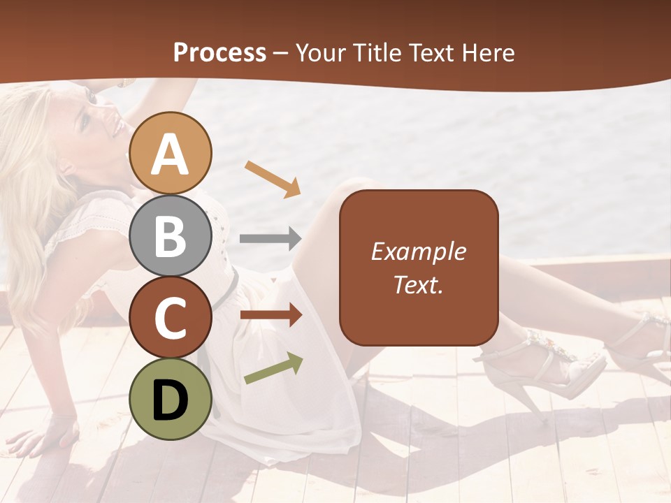 Blur Joy Standing PowerPoint Template