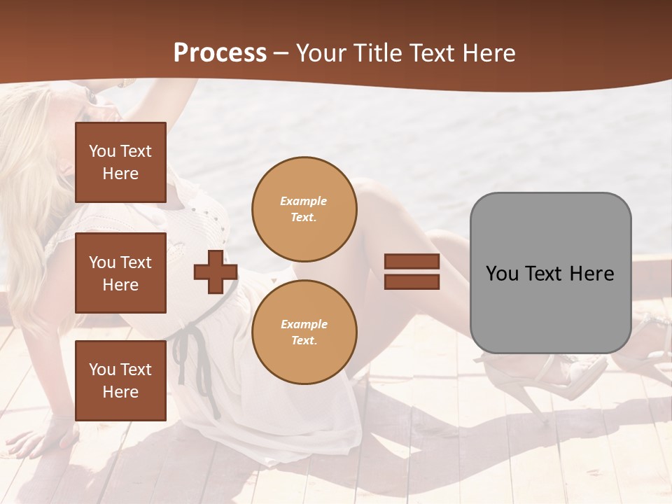 Blur Joy Standing PowerPoint Template