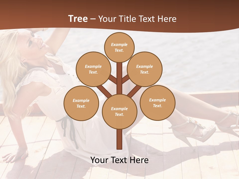 Blur Joy Standing PowerPoint Template