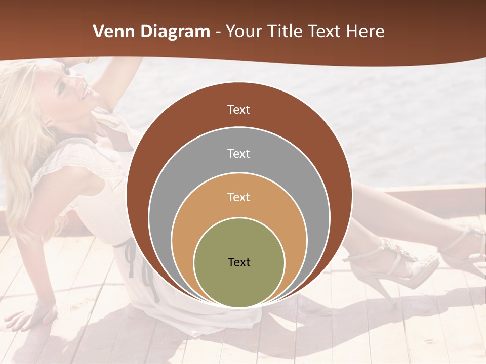 Blur Joy Standing PowerPoint Template