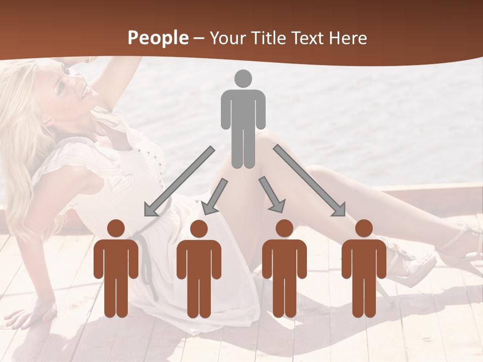 Blur Joy Standing PowerPoint Template