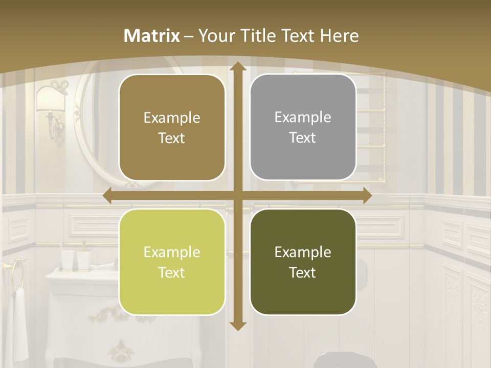 Toilet White Expensive PowerPoint Template