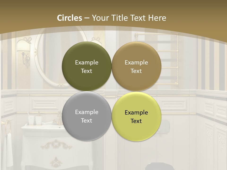 Toilet White Expensive PowerPoint Template