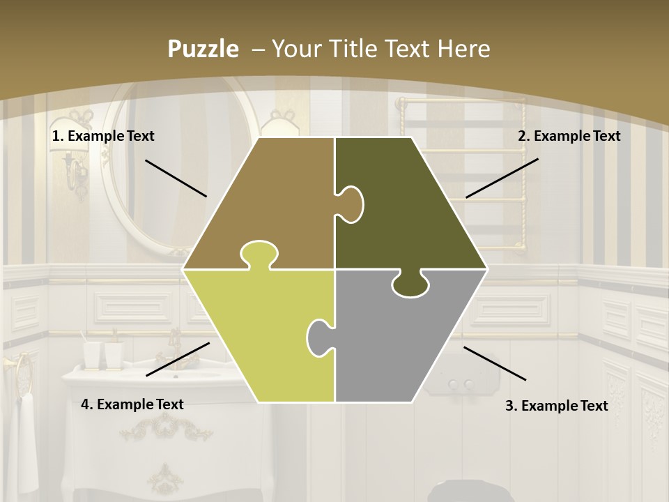 Toilet White Expensive PowerPoint Template