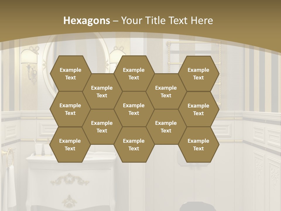 Toilet White Expensive PowerPoint Template