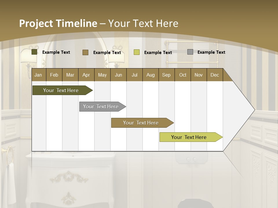 Toilet White Expensive PowerPoint Template