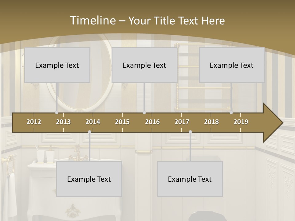 Toilet White Expensive PowerPoint Template