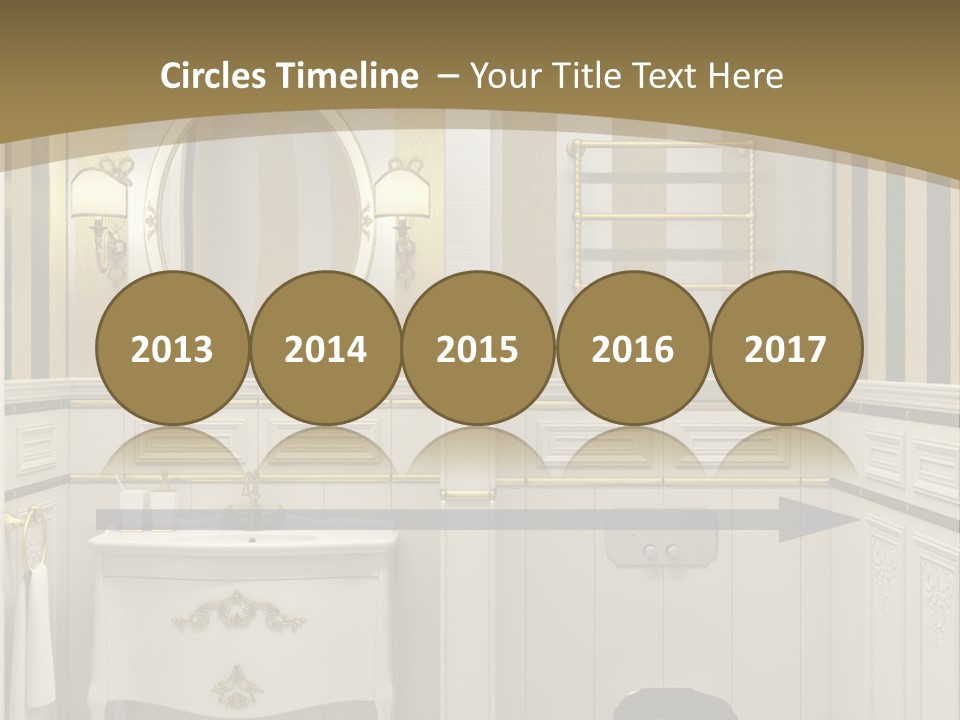 Toilet White Expensive PowerPoint Template