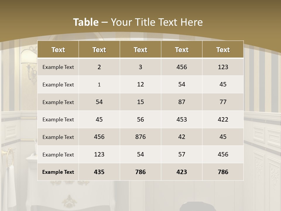 Toilet White Expensive PowerPoint Template