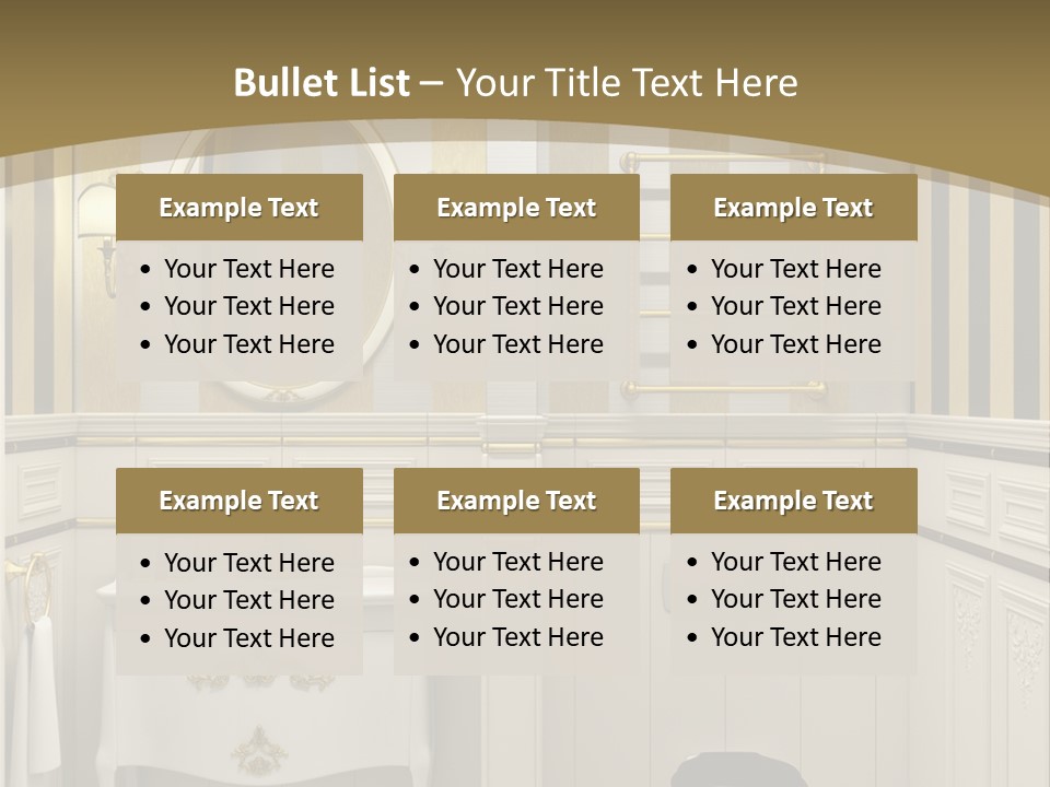 Toilet White Expensive PowerPoint Template