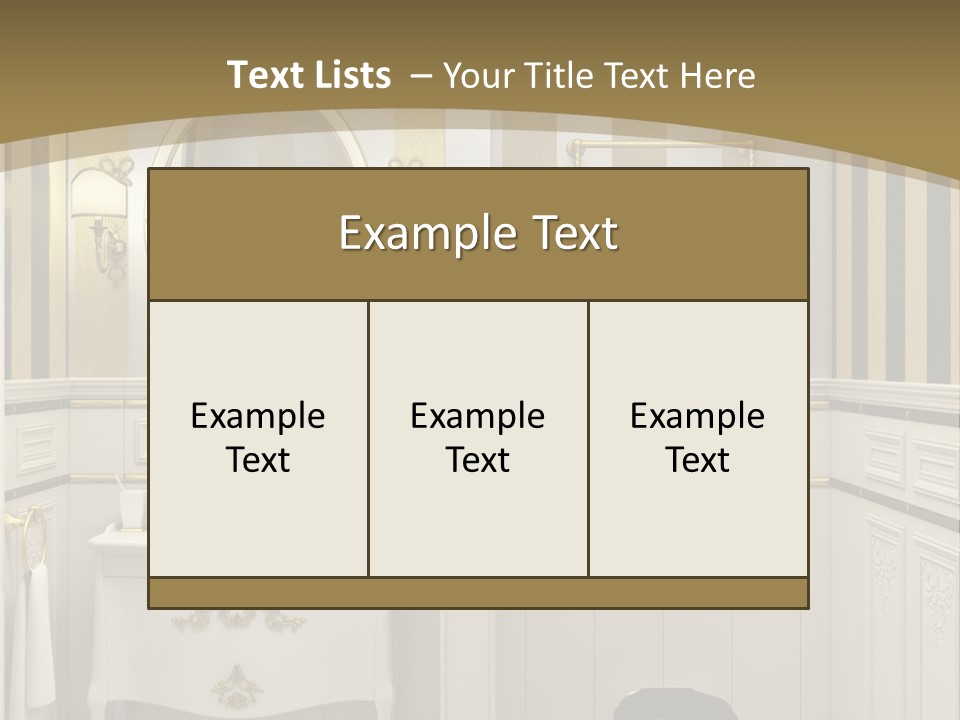 Toilet White Expensive PowerPoint Template