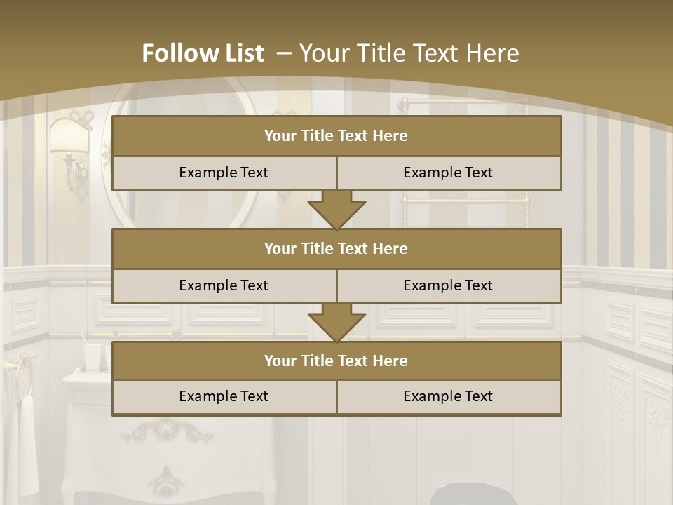 Toilet White Expensive PowerPoint Template