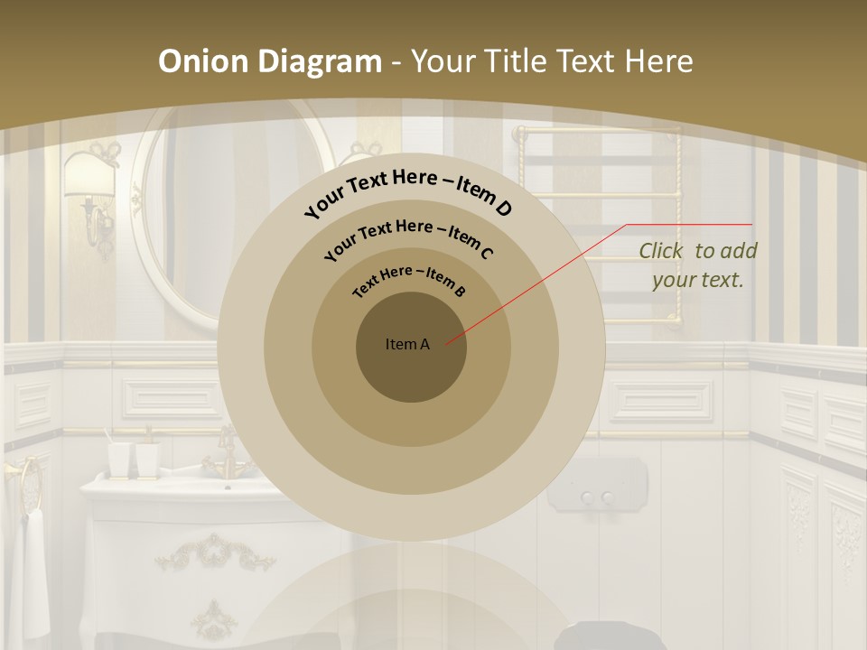 Toilet White Expensive PowerPoint Template