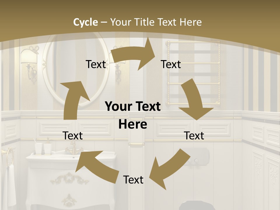 Toilet White Expensive PowerPoint Template