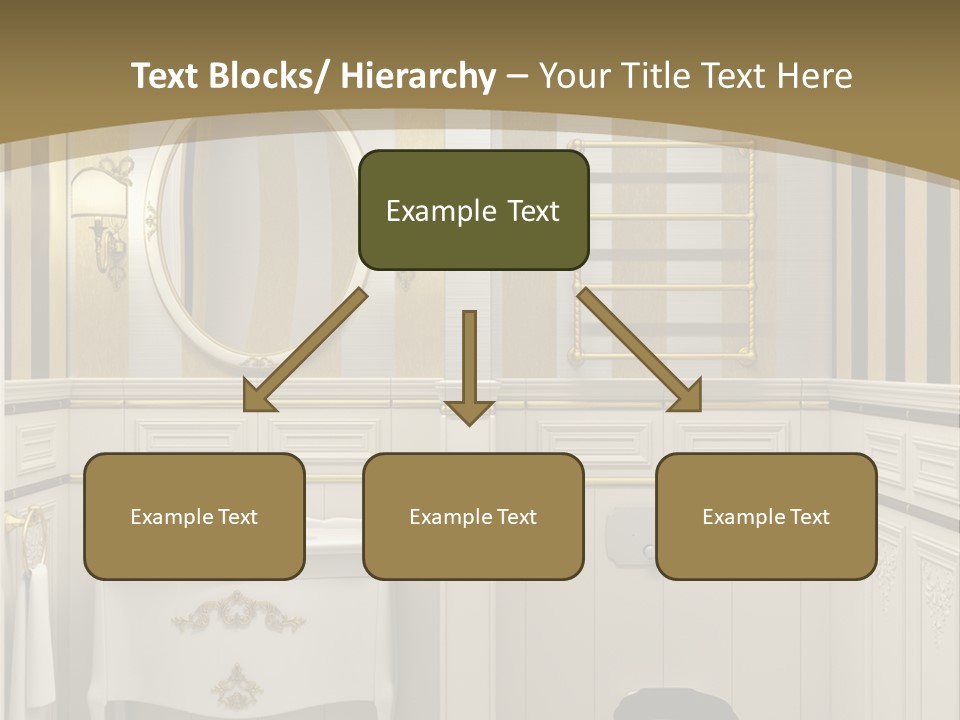 Toilet White Expensive PowerPoint Template