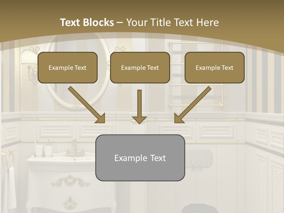 Toilet White Expensive PowerPoint Template