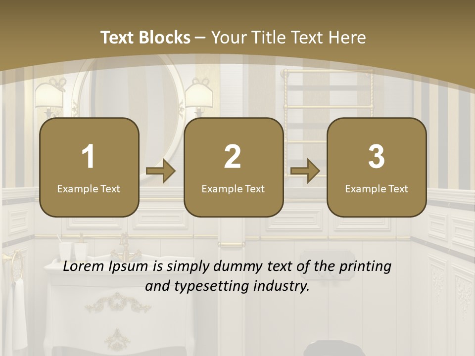 Toilet White Expensive PowerPoint Template