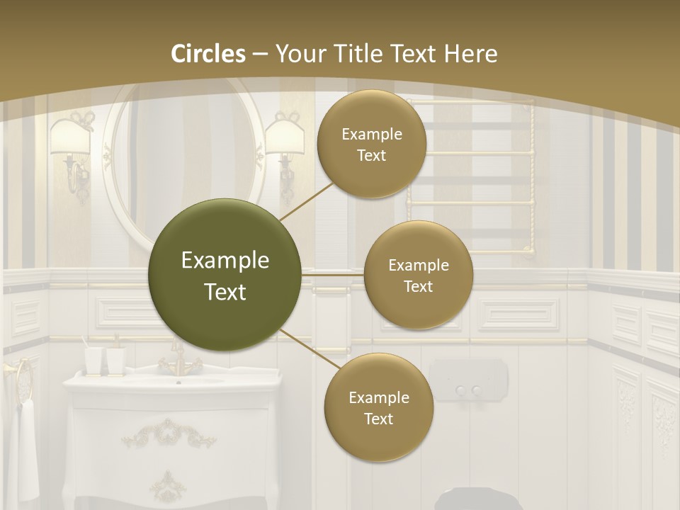 Toilet White Expensive PowerPoint Template