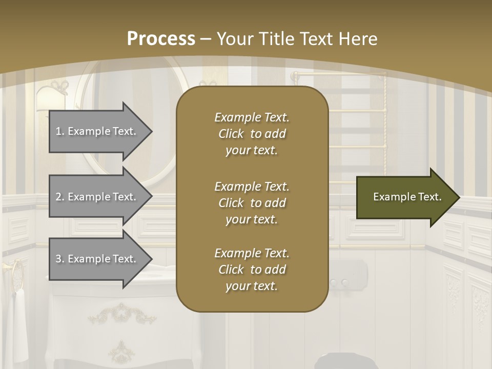 Toilet White Expensive PowerPoint Template