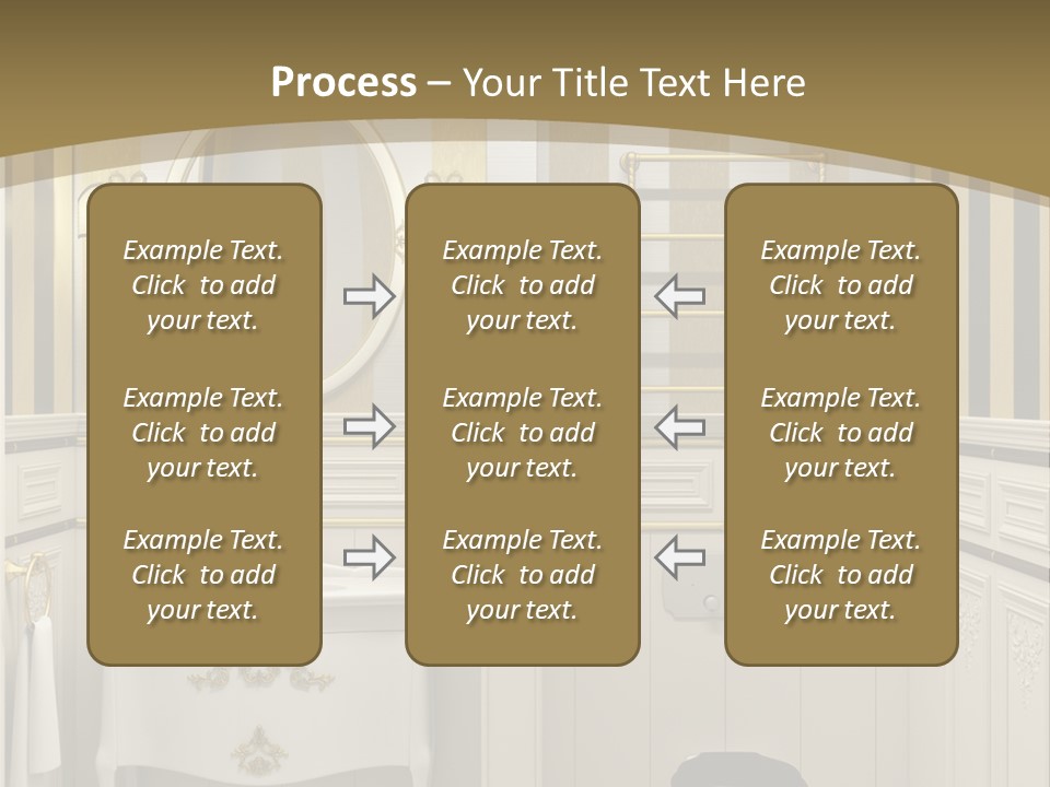Toilet White Expensive PowerPoint Template