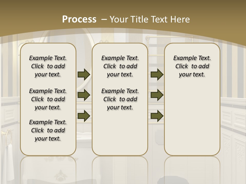 Toilet White Expensive PowerPoint Template