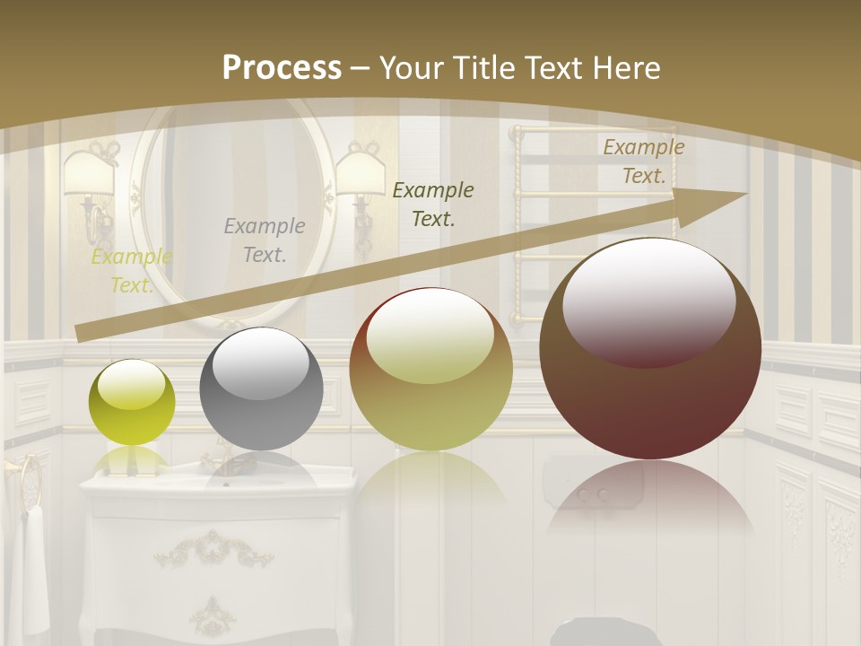 Toilet White Expensive PowerPoint Template