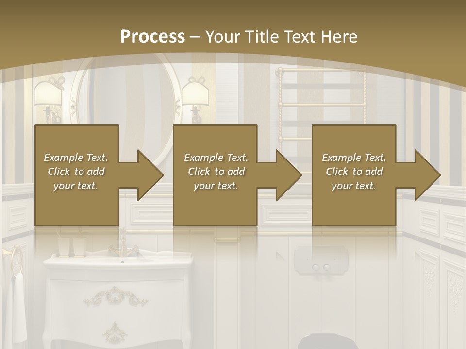 Toilet White Expensive PowerPoint Template