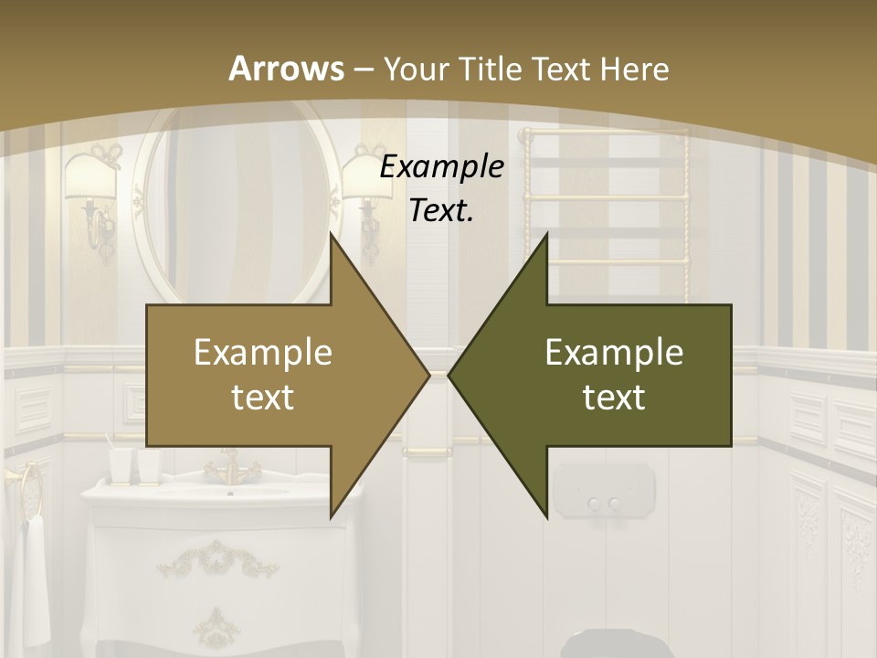 Toilet White Expensive PowerPoint Template