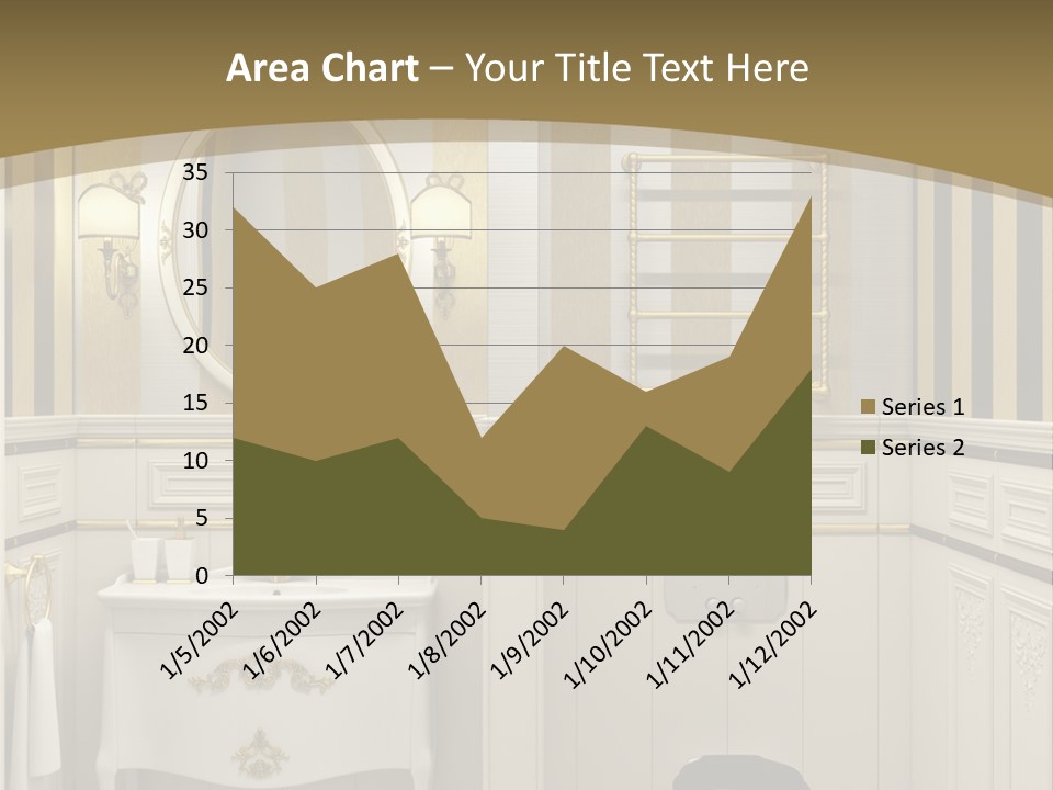 Toilet White Expensive PowerPoint Template