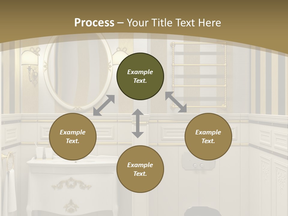 Toilet White Expensive PowerPoint Template