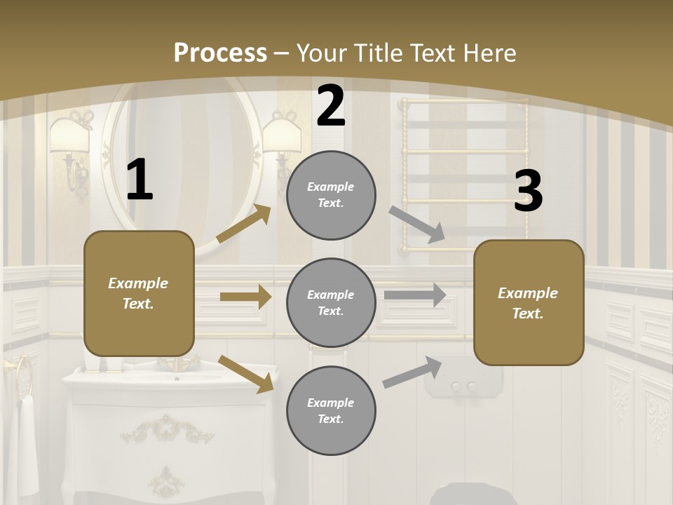 Toilet White Expensive PowerPoint Template