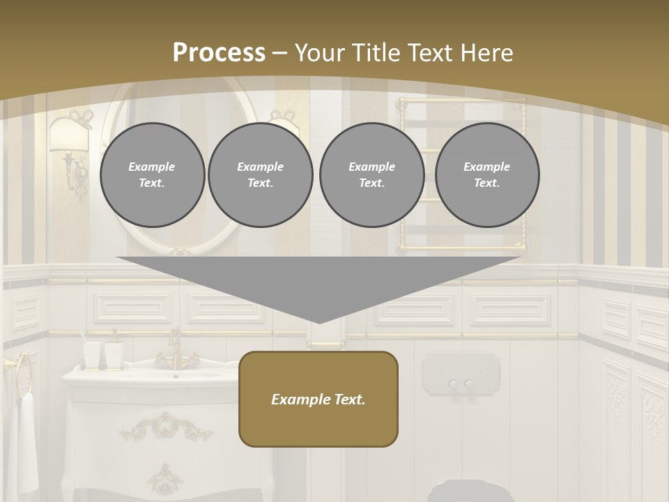 Toilet White Expensive PowerPoint Template