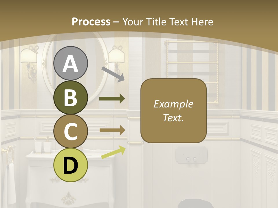 Toilet White Expensive PowerPoint Template