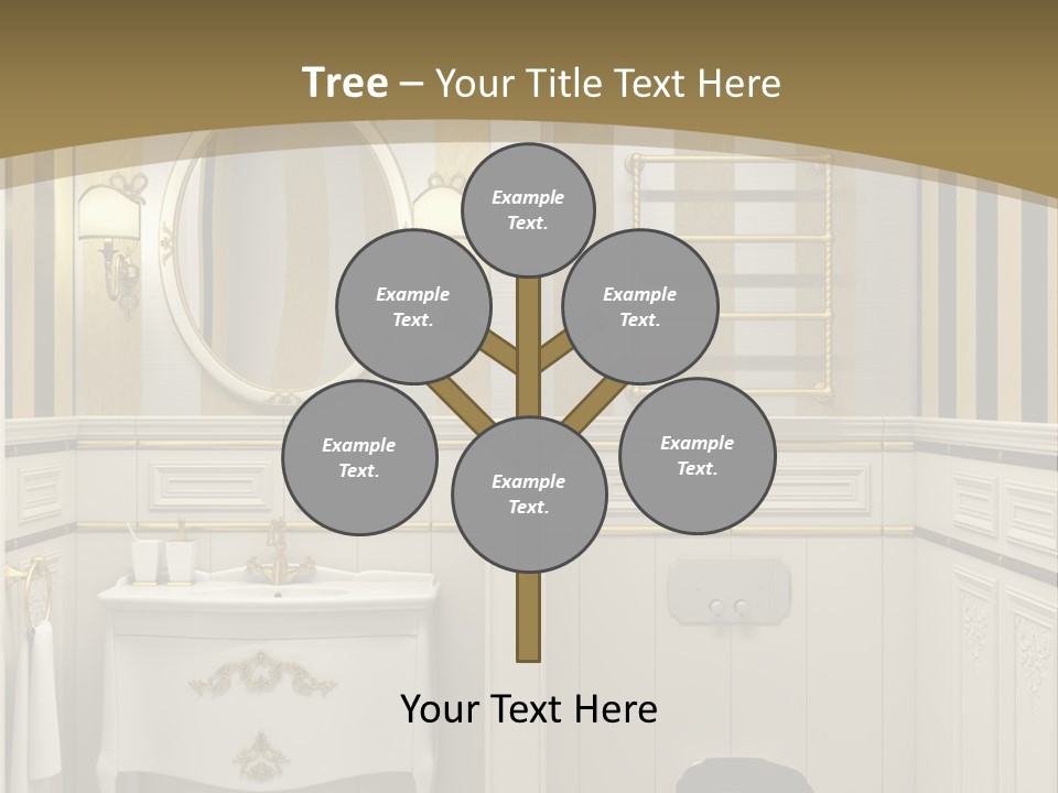 Toilet White Expensive PowerPoint Template