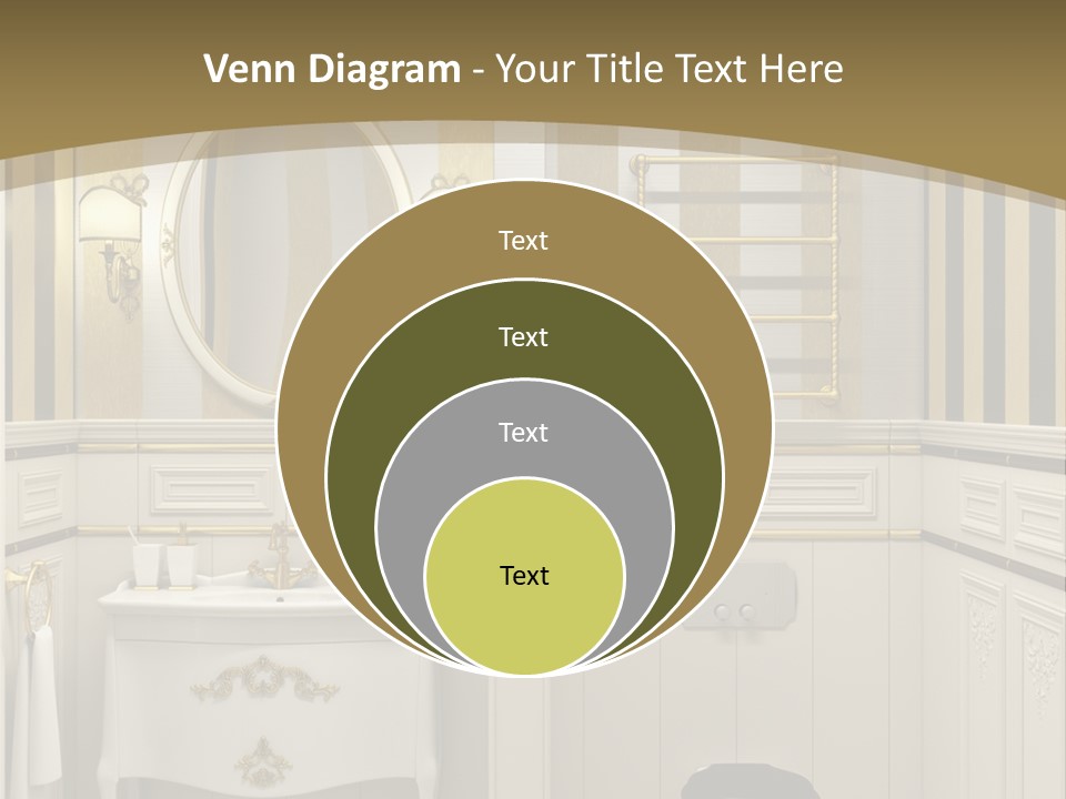 Toilet White Expensive PowerPoint Template