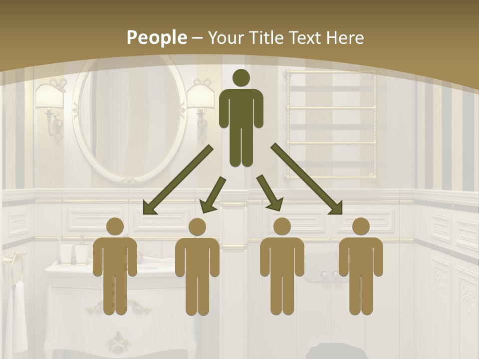 Toilet White Expensive PowerPoint Template