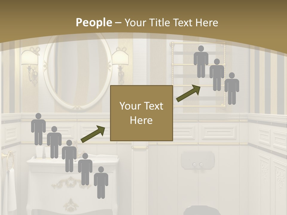 Toilet White Expensive PowerPoint Template