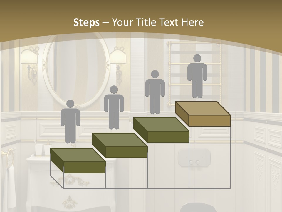 Toilet White Expensive PowerPoint Template