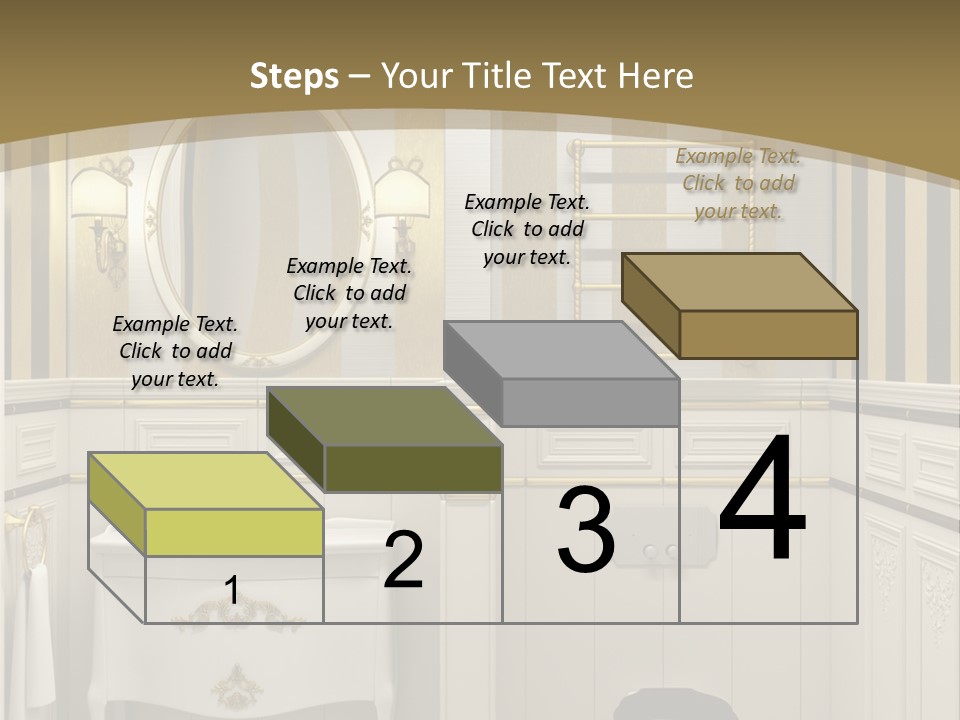 Toilet White Expensive PowerPoint Template