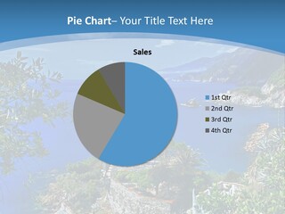 Boat Cliff Mediterranean PowerPoint Template