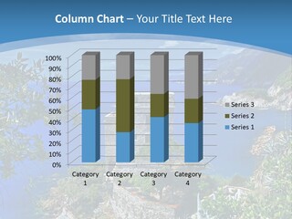 Boat Cliff Mediterranean PowerPoint Template