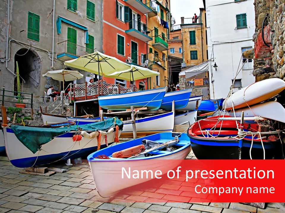 Riviera View Mediterranean PowerPoint Template