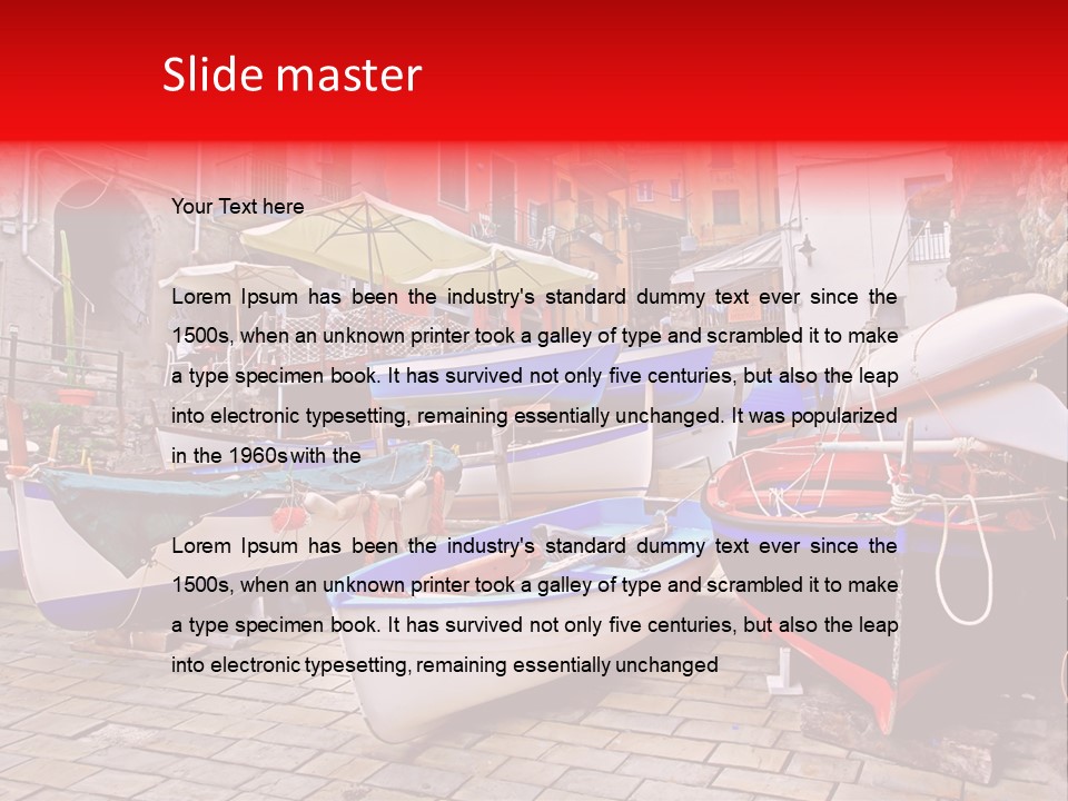 Riviera View Mediterranean PowerPoint Template