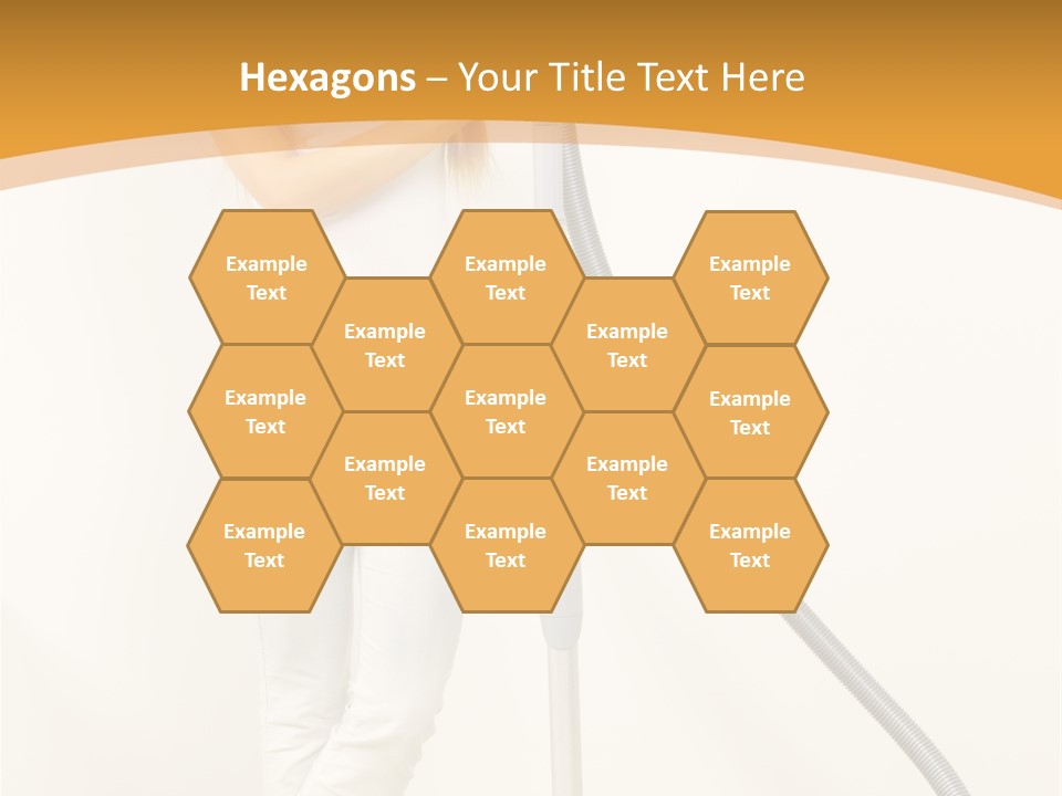 Alone Job Woman PowerPoint Template