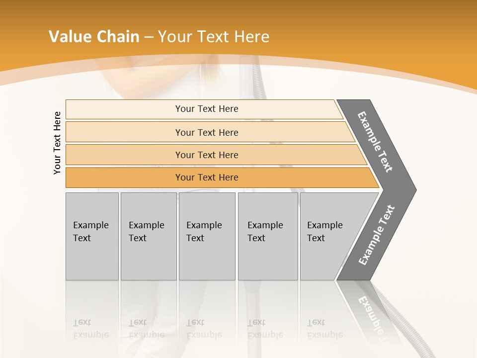 Alone Job Woman PowerPoint Template