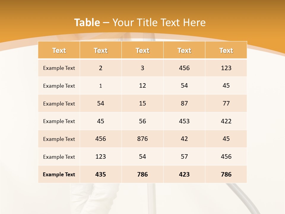 Alone Job Woman PowerPoint Template