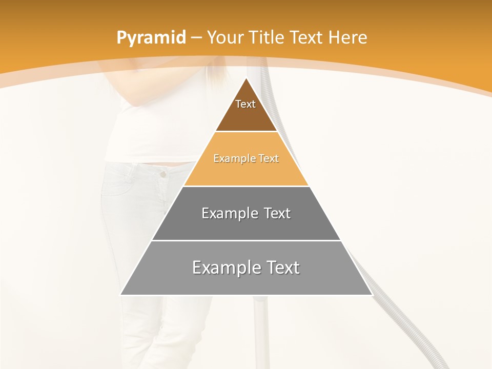 Alone Job Woman PowerPoint Template