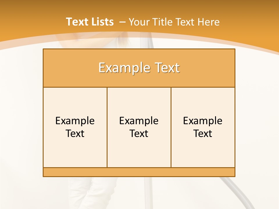 Alone Job Woman PowerPoint Template