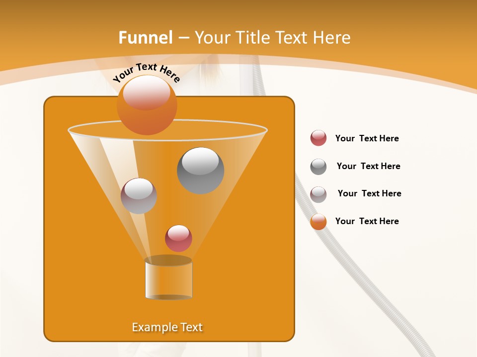 Alone Job Woman PowerPoint Template