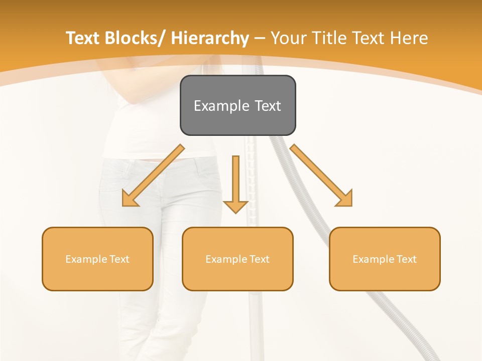 Alone Job Woman PowerPoint Template